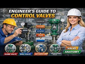 Control Valves Explained for Engineers | Fundamentals, Anatomy, Types & Control Loop Behavior