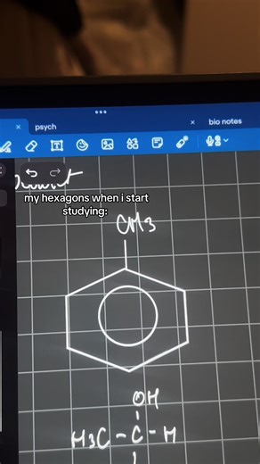 pretty sure one was a pentagon 🤣🤣 #organicchemistry #chemistry #alevels #relateable
