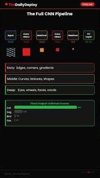Convolutional Neural Networks (CNNs) | #cnn #ai #artificialintelligence #datascience #ml #python