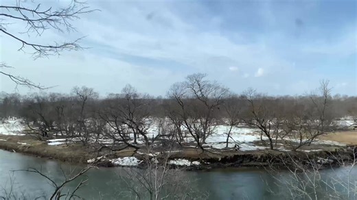 釧網本線から見る釧路湿原と釧路川の絶景