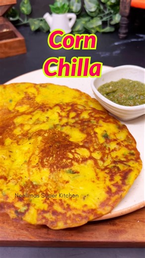 Crispy Corn Chilla Recipe | Sweet Corn Recipe | Healthy Breakfast Ideas | Healthy Chilla