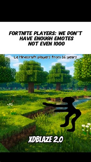 Minecraft Vs Fortnite Emotes 😂🔥 #shorts #minecraft