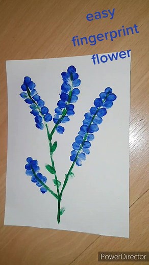 Easy Fingerpaint Flowers Tutorial