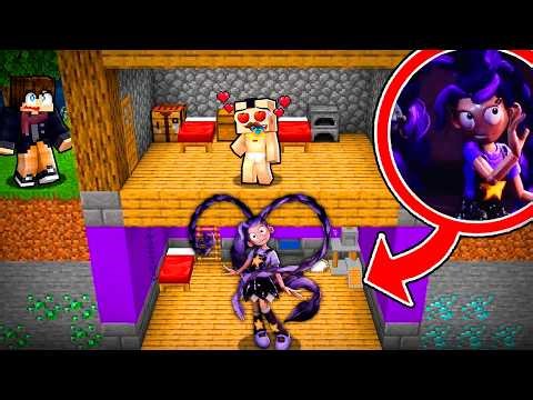 TITOUAN CACHE LILLY LOVEBRAIDS en DESSOUS de sa MAISON sur Minecraft ! ( il est amoureux )