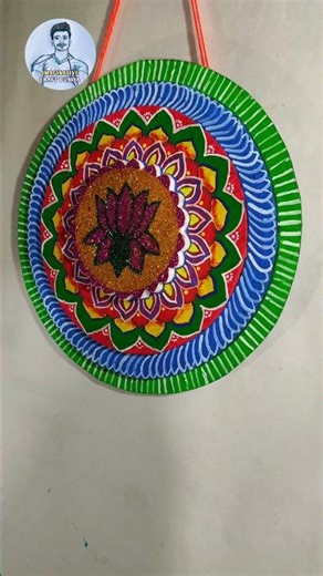 Cardboard & Thermacol🔥 se Amazing Mandala Wall Hanging✨| DIY Mandala Wall Hanging Craft !! #shorts