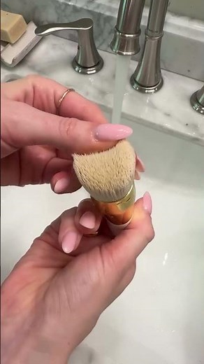 This ogee brush cleaner has become a staple in my beauty cabinet