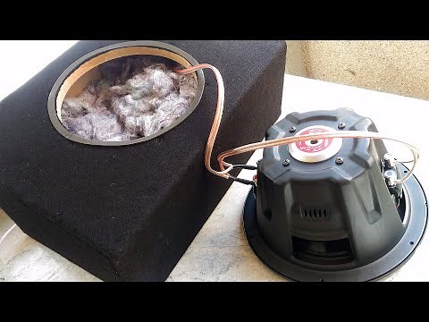 How To Make Sealed Subwoofer Box - QUICK DIY BUILD