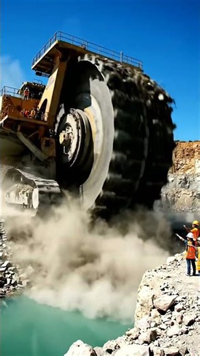 Witness the GIGANTIC Power! 🤯 Massive Mining Machine in Action