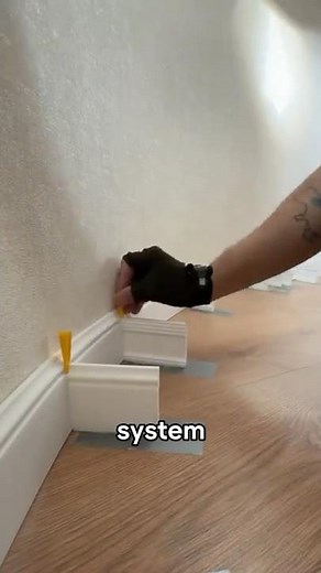 Easy Baseboard Installation on a Curved Wall