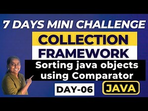 Master the Collection Framework in 7 days - Sort the ArrayList using Comparator