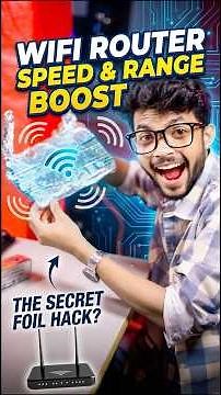 ₹10 Ki Aluminum Foil Vs WiFi Speed Test ⚡#techx #wifi #wifiextender #techexperiment #wifiexperiment