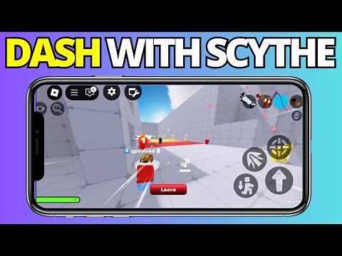 How To Dash with Scythe on Mobile Roblox Rivals