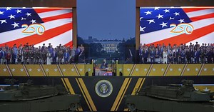 US Army's 250th birthday celebration parade held in Washington