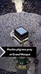 4.5K views · 229 reactions | Muslim pilgrims gather around the Kaaba at the Grand Mosque in Saudi Arabia's Mecca, as thousands arrive ahead of the start of Hajj. | Al Arabiya English | Facebook