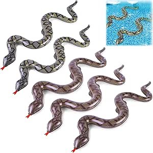 Amazon.com: AMOR PRESENT 5PCS Inflatable Fake Snakes, 39 inch Blow Up Pool Snake Floats Animals for Reptile Jungle Party Decorations Prank : Toys & Games