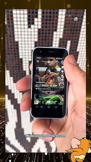 A Review of the Finger-Sized Mini Phone #tinygadgets #minigadgets #miniprojector #miniphone