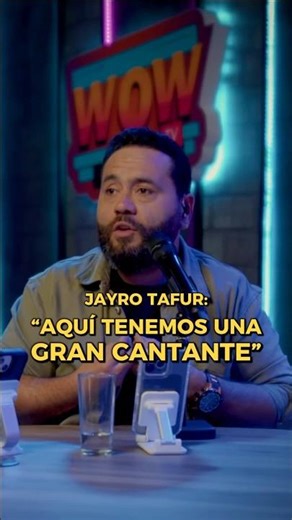 JAYRO TAFUR: “AQUÍ TENEMOS UNA GRAN CANTANTE”