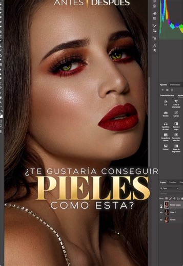 ¿Te gustaría conseguir este acabado en tus fotografías? Portrait PRO hace el trabajo. Tú decides hasta dónde llevar la edición. Comenta PORTRAIT y te mando toda la información. ✨ #Photoshop #RetoqueFotografico #Fotografia #PortraitPhotography #PhotoEditing