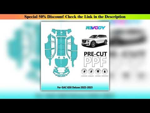 Today Only Full Vehicle Clear Bra Precut PPF Paint Protection Film For GAC GS8 Deluxe 2022-2025••••