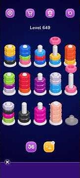 Nut Sort Level 649 Walkthrough | Nuts — Color Sort 649 solution