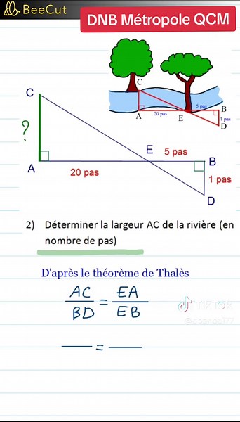 Pratiquez pour le BREVET 2022 avec des Exercices de Géométrie - Thalès, Pythagore, Vitesse