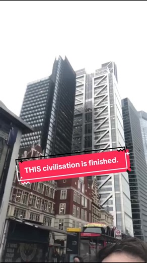 You can tell a lot about what a culture values by its large buildings... Are they cathedrals? Palaces? Universities Temples? Hospitals? ...or are they shrines to consumerism and finance? This civilisation is finished - but the question is how will we choose to navigate our path to what comes next? Can we come together to create thrutopias? @climatemajorityproject #collapse #climatecrisis #civilisation #futurestartshere