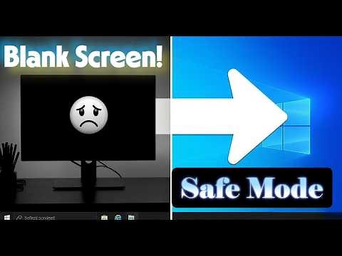 How to Start Safe Mode from a Blank Screen (Windows 11 & 10)
