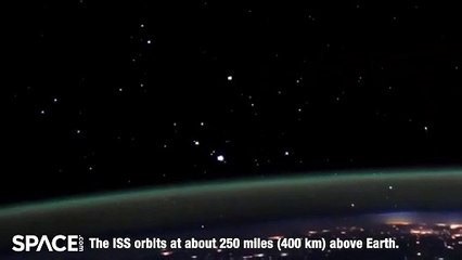 SpaceX Starlink Satellites Swarm Like ‘Cosmic Fireflies’ In Time-Lapse From Space