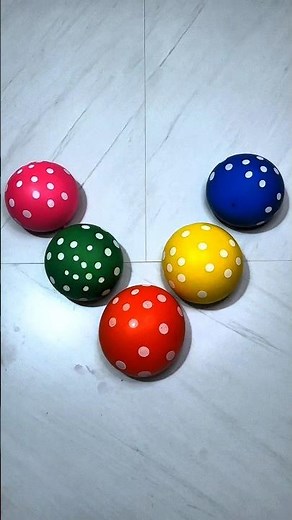 🎈 6 Polka Dot Balloons | Colorful & Satisfying Pattern | Relaxing Balloon Art #dotballoon #shorts