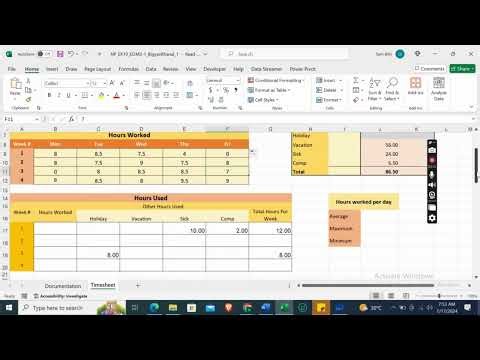 Excel 2019 | Module 3: End of Module Project 1 Barrel Barnard Consulting #newperspectives