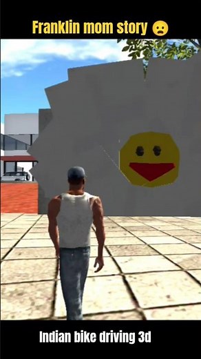 FRANKLIN MOM STORY 😯 IN INDIAN BIKE DRIVING 3D #gta #indianbikedriving3d #shots