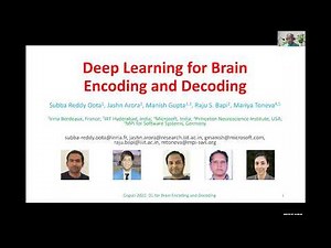 Deep Learning for Brain Encoding and Decoding