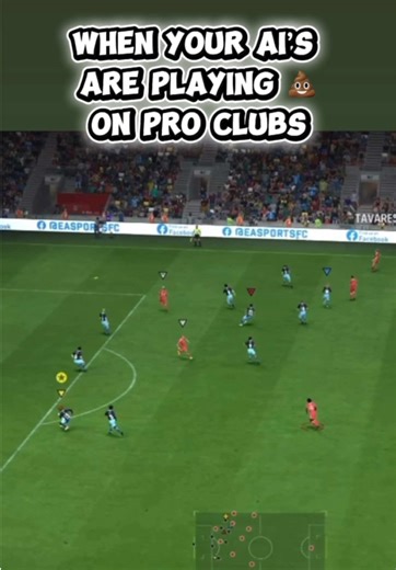 WHEN THE AI’s ARE PLAYING ASS💩 #fc26 #proclubsfifa #futchamps #playstation #lmao