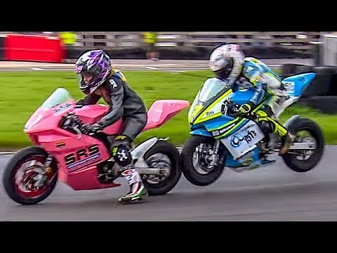 9 Year Old Casey O'Gorman CRAZY LAST LAP Drama! Cool FAB Minibikes Championship.