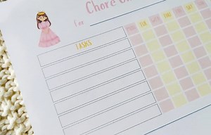 Princess Chore Chart - Etsy Australia
