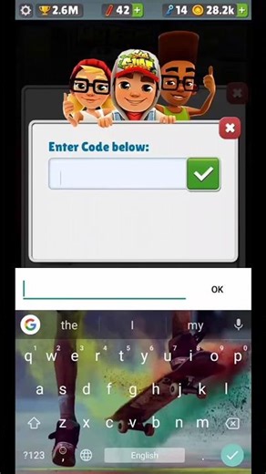 Subway surfers Redeem Code $$$$ 🤑