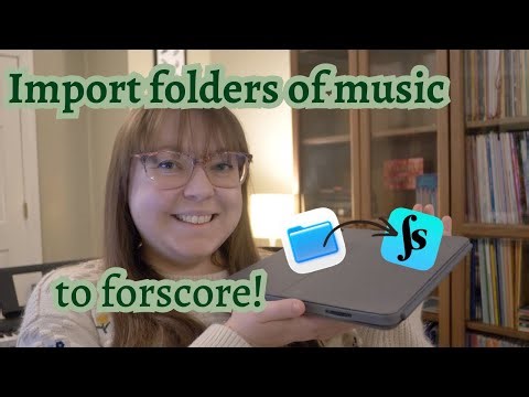 How to Import Multiple Files to Forscore
