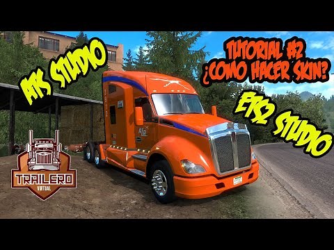 Tutorial #2 CREA TUS PROPIOS SKINS PARA ATS Y ETS2|Tutoria ats y ETS2 studio |Crear tu pack de skins