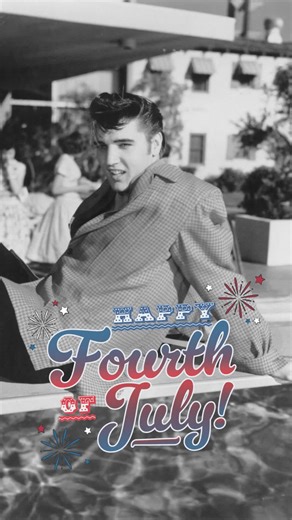 Happy 4th of July! 🇺🇸 #ElvisPresley #Icon #IndependenceDay #Celebration #4thOfJuly