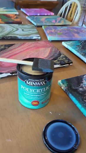 How to Use Polycrylic Sealer for Paint Pouring | Learn on TikTok