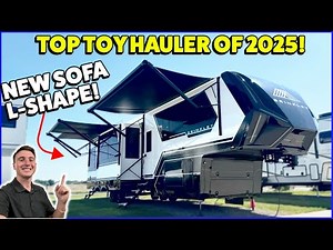 THEY LISTENED! New L-Shape Sofa Option- 2025 Brinkley Model G 3950 Fifth Wheel Toy Hauler RV Review!