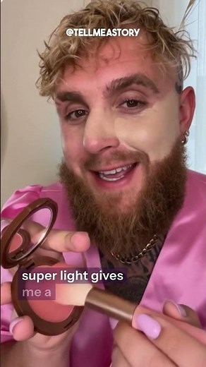 Jake pauls makeup routine💄💋 #jakepaul #funny #shorts #fyp #tellmeastory
