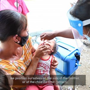 10K views · 387 reactions | Vaccines can be given safely during the COVID-19 pandemic. In Aurora province, one of the first areas in the Philippines to implement the restart of the polio immunization campaign, health workers have been closely observing safety practices in giving life-saving polio vaccines to children in their community. With safe vaccination, we continue with our fight to #EndPolio. #VaccinesWork | World Health Organization Philippines | Facebook