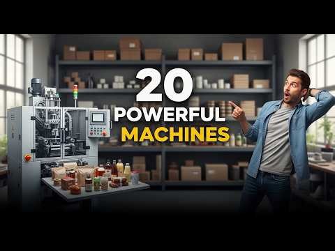 20 Powerful Machines to Start a Profitable Business from Scratch