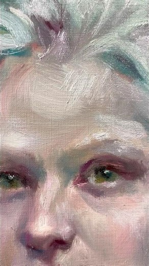 Alla-prima Oil Portrait #allaprima #oilpainting #artist #portrait #oilpaintingtechnique #timelapse