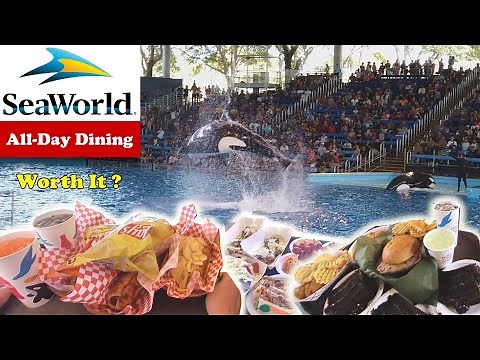 The All-Day Dining Deal @ SeaWorld | Is it Worth It ? | San Antonio, Texas