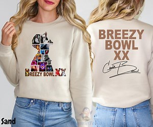 Chris Brown Breezy Bowl XX Sweatshirt, Chris Brown Album Hoodie, Chris Brown Fan Gift, Chris Brown Merch, Chris Brown Sweatshirt - Etsy