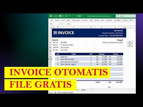 How to Create Automatic Invoices / Notes in Excel IN ONLY 5 MINUTES, Automatically Done!