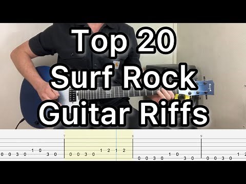 Ride the Waves: 20 Iconic Surf Guitar Riffs You Need to Learn + Tabs