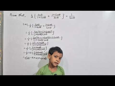 Child mathematician/ Trigonometry solutions/class X math